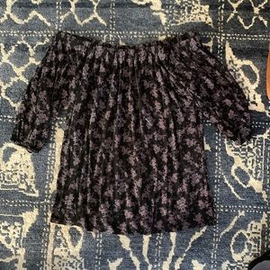 Anthropologie off the shoulder top